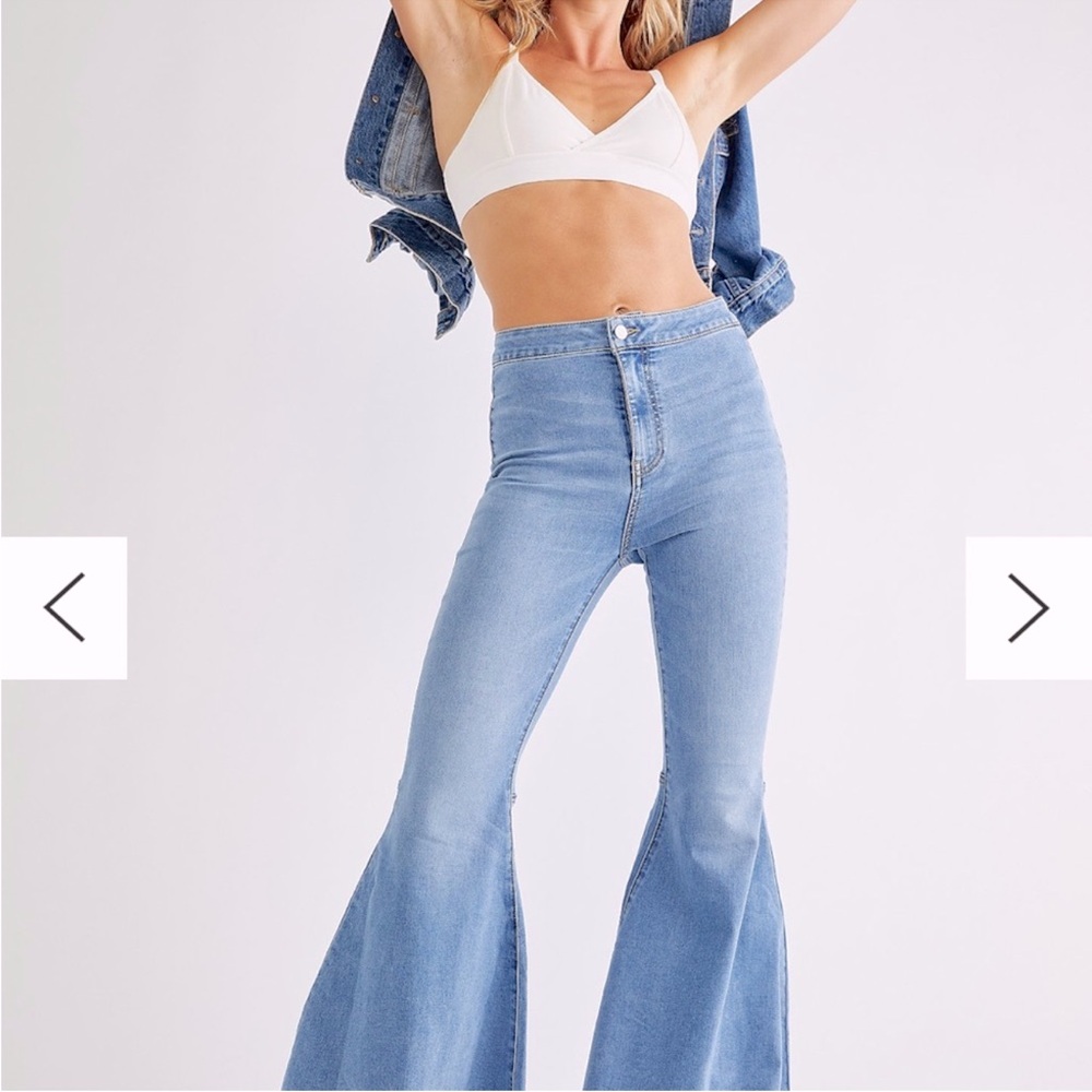 NWT free people just float on flare jeans